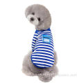 New wholesale cheap striped luxury summer dog clothes
